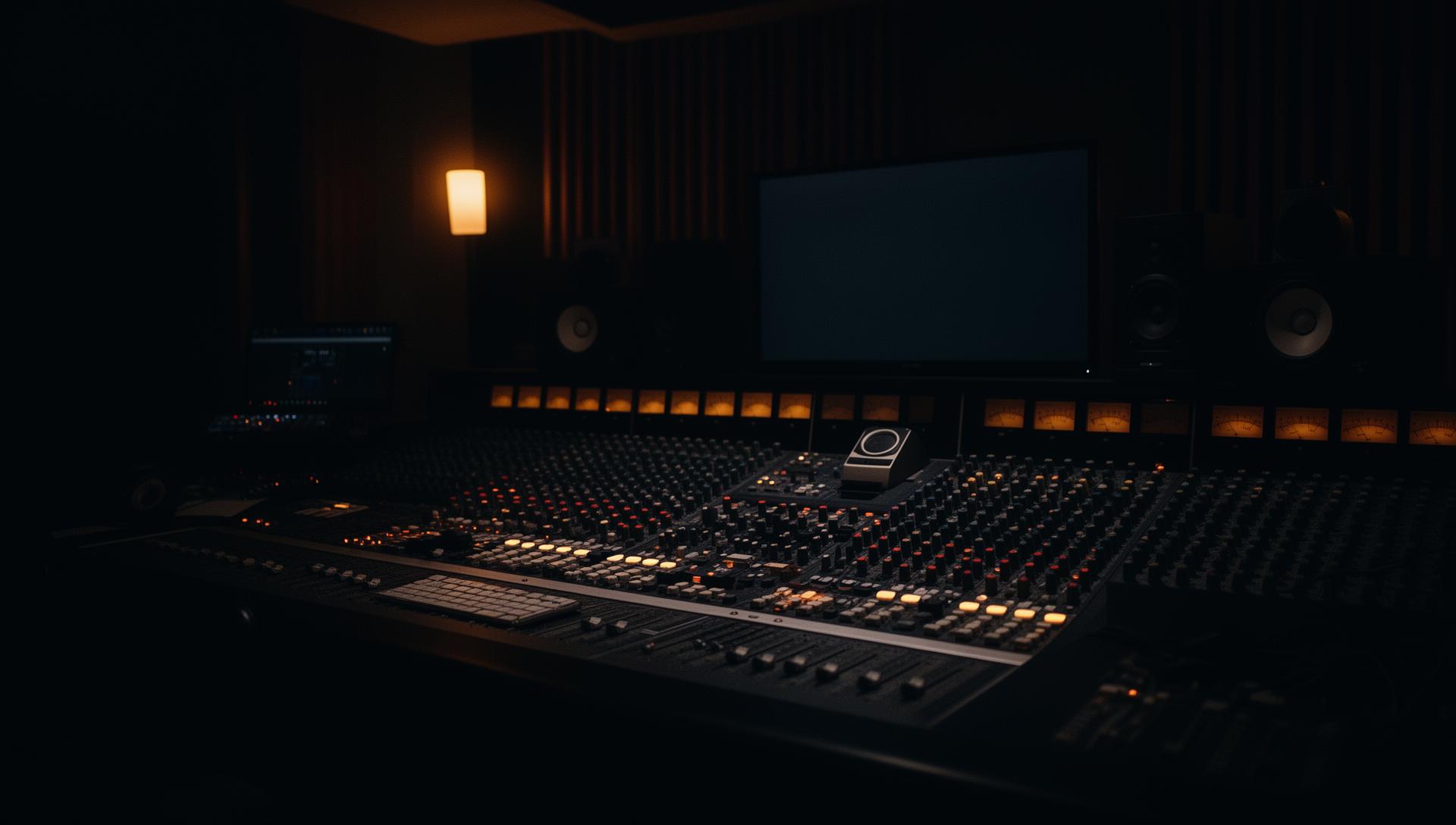 Music production studio